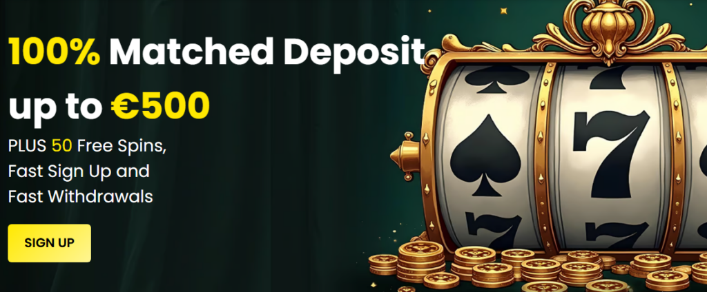 Welcome Bonus at The High Roller Casino